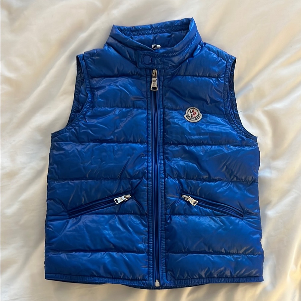Moncler Vibrant Blue Quilted Vest